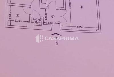Apartament cu 2 camere decomandat în Central