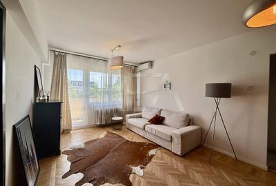 Apartament cu 2 camere semidecomandat, mobilat în Floreasca