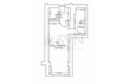 REA1029073 Apartament premium de vanzare - 118 mp complet mobilat - Pipera - 11