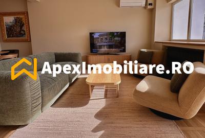 Apartament cu 3 camere semidecomandat, mobilat în Calea Victoriei