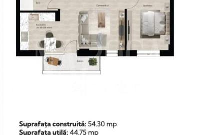 Apartament cu 2 camere semidecomandat în Băile Felix
