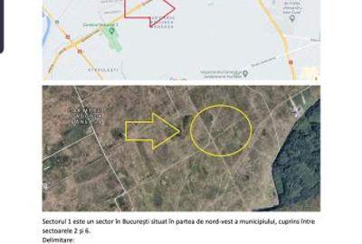 Teren Construcții intravilan de 3334 mp, în Băneasa