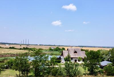 Vilă noua mediteraneană, cartier cu ponton la lac, peninsula Balotesti - 12