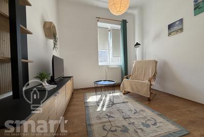 Apartament cu 2 camere decomandat, mobilat în Central