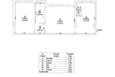 Apartament 2 camere de vanzare in zona Dambovita - 2