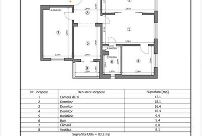 Ap 4 camere, centrală proprie, et 6,Str Ceahlau, Crângași - 11