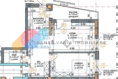 Apartament nou, complet utilat, 61 Mp, cu lift, Terra Gardens Cluj-Napoca - 8
