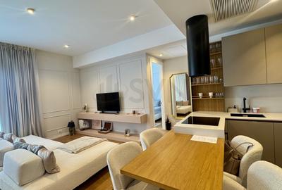 Apartament cu 2 camere semidecomandat, mobilat în Barbu Văcărescu