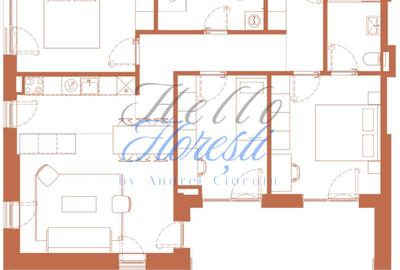 Apartament cu 4 camere în Dâmbul Rotund