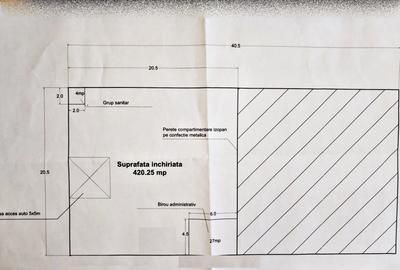 Hala 420-853 mp | 400  platforma betonata | posibilitate pod rulant - 3