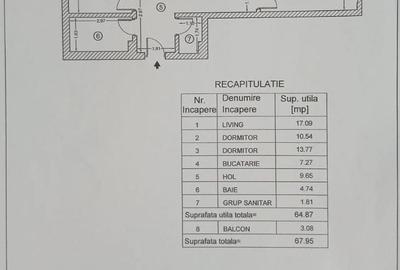 3 camere mobilat/ utilat Rotar Park 2 // 2 bai // Loc de parcare acoperit - 9