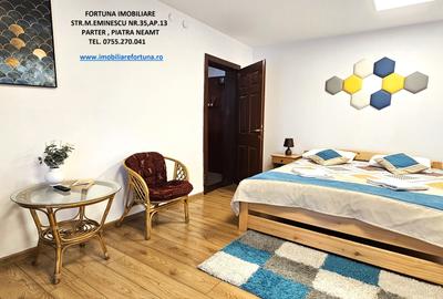 Apartament 1 camera,echipat complet,parter inalt cu balcon,acces exterior,Marate - 1