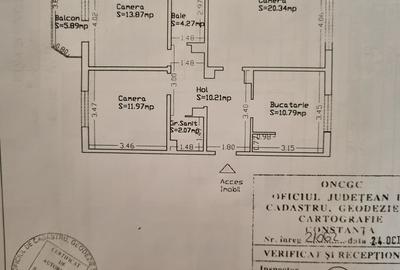 Tomis nord tav uri-  apartament 3 camere decomandat 80 mp - 14