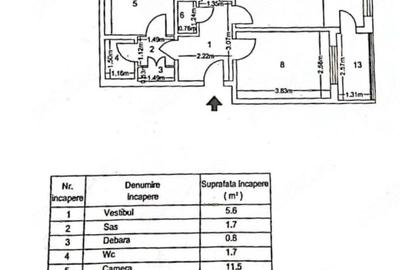 Apartament cu 4 camere semidecomandat în Titan