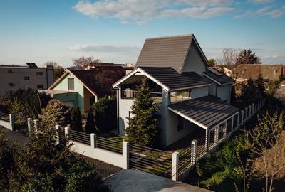 Casă modernă P+E+M de vânzare în Peciu Nou | 180 mp utili | Teren 500 mp | 3 dor - 1