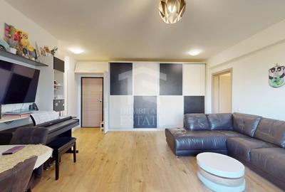 Apartament cu 4 camere semidecomandat, mobilat în Băneasa