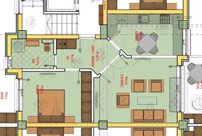 Apartament cu 2 camere decomandat în Valea Lupului