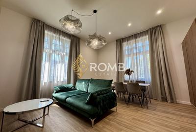 Apartament cu 2 camere semidecomandat, mobilat în Central