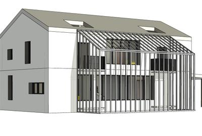 Teren pentru constructie cu utilitati si proiect casa - 1