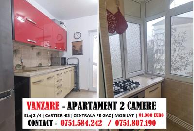 Apartament cu 2 camere decomandat în E3