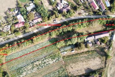 Teren intravilan Nuci, 3100mp, deschidere 171.5m, asfalt - 1