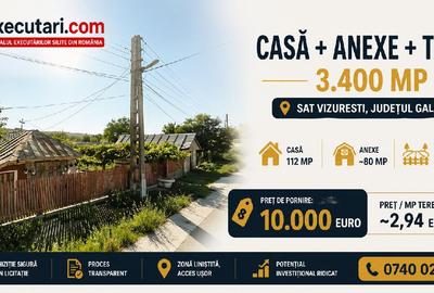 Casă individuală cu 4 camere în Buciumeni