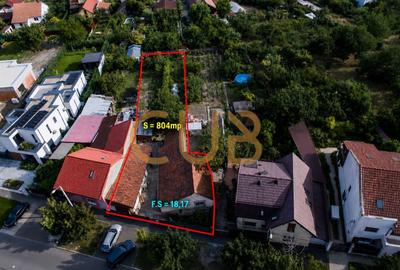 Teren Construcții intravilan de 804 mp, în Mehala