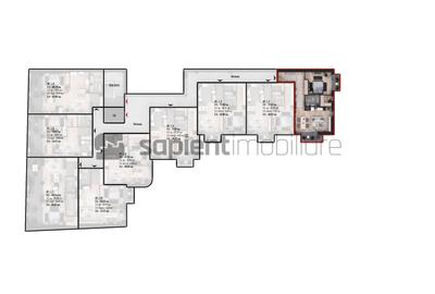 De vânzare apartament 2 camere, ultracentral, semifinisat - 2