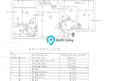 Apartament 3 camere | Zona Pajura – Jiului | Etaj 2/4 | Loc de parcare - 19