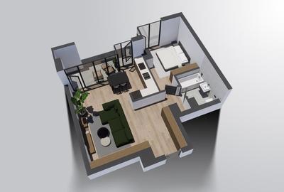 Alenia Botanic Park -Apartament 2 camere , etaj 1,ultracentral - 2