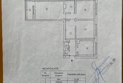 Apartament cu 3 camere decomandat, mobilat în Alexandru cel Bun