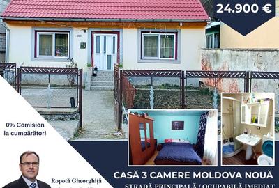 MOLDOVA NOUA, Casa 3 camere, Suprafata totala teren: 274 mp - 1
