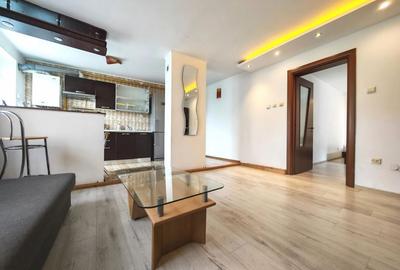 Apartament cu 2 camere semidecomandat, mobilat în Central