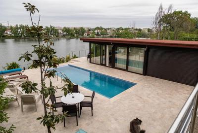 Baneasa lake House 340sqm, swimming pool, lake side deck - 42