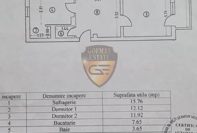 Apartament cu 3 camere decomandat în Casa de Cultură