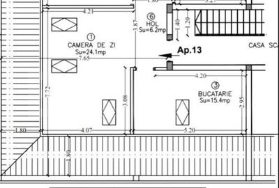 Apartament cu 2 camere semidecomandat în Chișoda