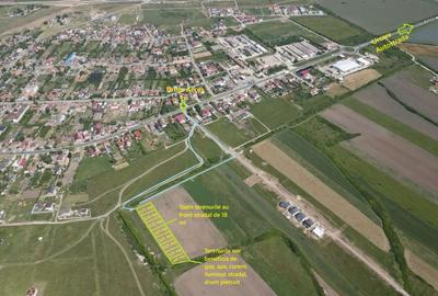Teren Construcții intravilan de 500 mp, în Moșnița Nouă