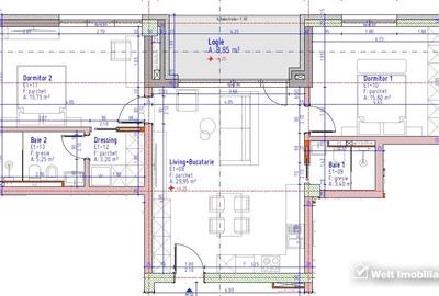 Apartament 3 camere, imobil nou, zona semicentrala ! - 2