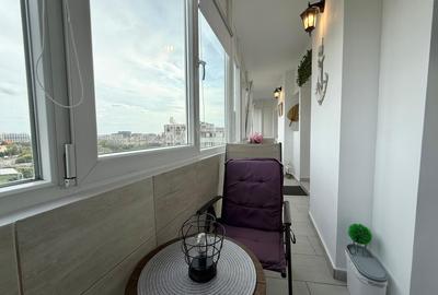 Apartament 2 camere spatios, 67 mp, mobilat cu priveliste panoramica - 16