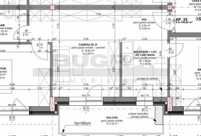 Apartament 3 camere, 59 mp, balcon, parcare, Beta Residence - 7