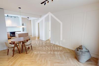 Apartament mobilat si utilat - decomandat - 3 camere si balcon - 3