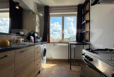 Apartament cu 2 camere semidecomandat, mobilat în Central