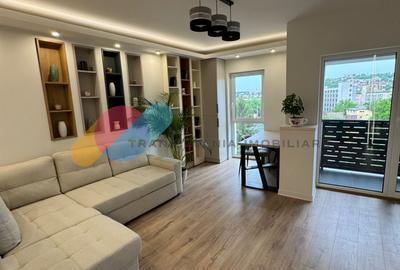 Apartament cu 2 camere semidecomandat, mobilat în Dâmbul Rotund