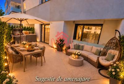 Apartament cu 4 camere semidecomandat, mobilat în Băneasa