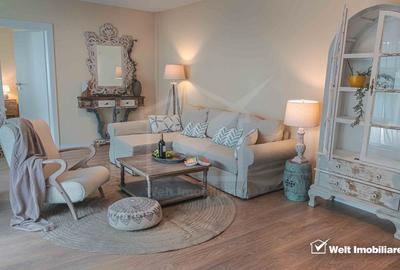 Apartament cu 3 camere semidecomandat, mobilat în Borhanci