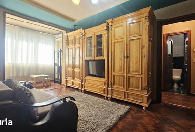 Apartament cu 2 camere semidecomandat, mobilat în Vlahuță