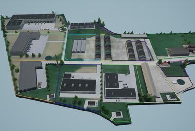 Spațiu industrial, 7684 mp în Roșiori