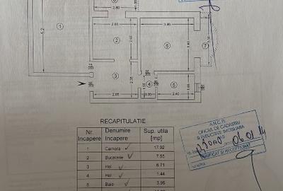Apartament cu 2 camere decomandat, mobilat în Dancu