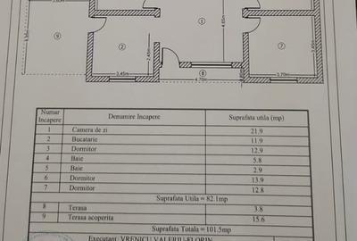 FARA COMISION casa cu 4 camere 2 bai PARTER + Pod Mansardabil cu placa la cheie - 23