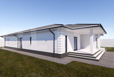 Casa  in constructie 300 mp, teren 5000 mp, zona Ursati - 2